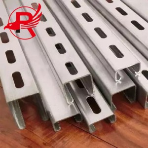 Profilu d'acciaio laminatu à caldu Unistrut C Channel Steel Price
